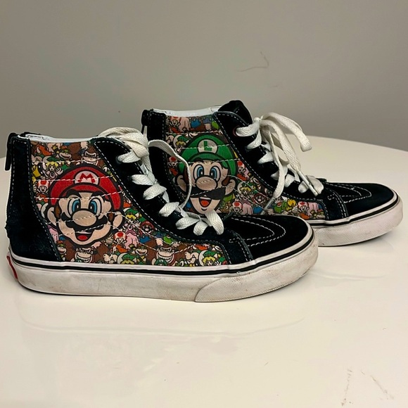 Vans Other - Vans X Nintendo Mario and Luigi SK8-Hightop Reissue US kids 3‎ limited ed…